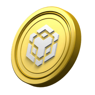 Elemento visual flotante con la moneda Ethereum (ETH)